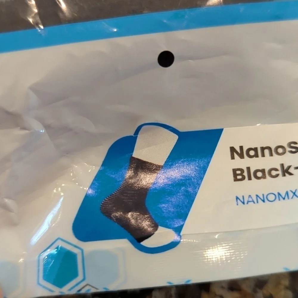 Nanosocks One pair Black Compression